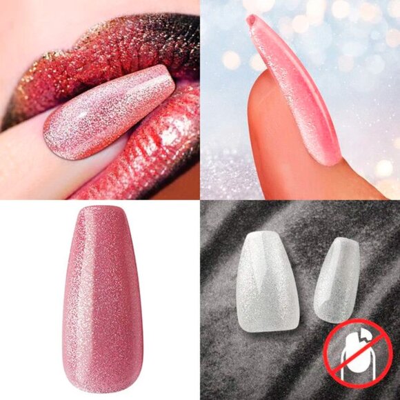 Kiss Velour Fantasy Magnetic Powder Effect Long Length Nails - Picture 5 of 7